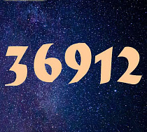 Заготовка "Набор цифр 3-6-9-12", 2,5 см, фанера ЗД-цифр6-2,5
