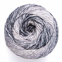 Пряжа для вязания YARNART Linen Soft, 100гр, 272м цв. черно-серый LS-7406 АКЦИЯ