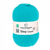 Пряжа для вязания Austermann Step Classik EXP, 100гр, 420м цв. бирюзовый 98214-1018