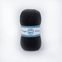 Пряжа для вязания Madame Tricote Timya, 100гр, 410м цв.черный MTT-9999
