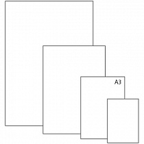 Бумага для черчения А3 200 г/м² 1 лист 48569