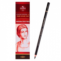 Карандаш угольный KOH-I-NOOR Gioconda INFINITE BLACK, карандаш, L=175мм,1шт, экстра черный 8813