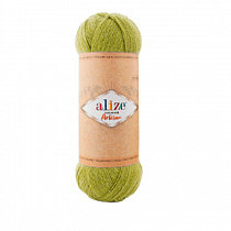 Пряжа для вязания Alize Superwash Artisan, 100гр, 420м цв. лаймовый SWA-11