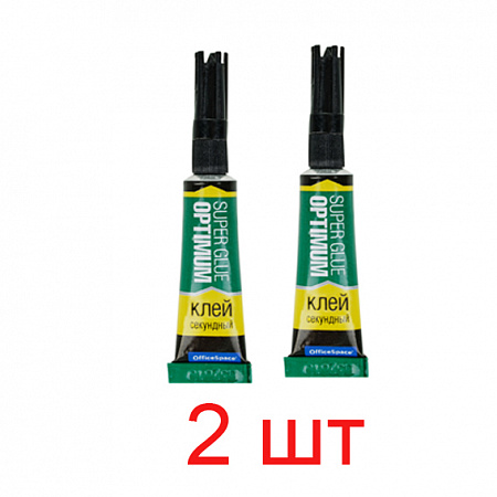 Клей секундный "Супер-клей" 3г. 2 шт 278008-2*