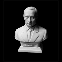 Бюст Путина 14х8х19см, гипс 10-134