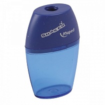 Точилка пластиковая одинарная, c контейнером Maped Shaker цв.ассорти 534753