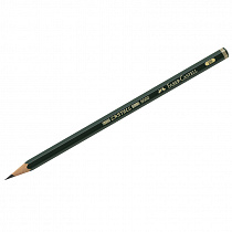 Карандаш чернографитный 2B, Faber-Castell "Castell 9000" 9000/2B