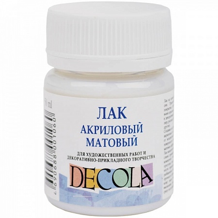 Лак акриловый матовый 50мл Декола 5828921
