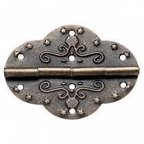 Петля для шкатулки 69х52мм, цв.бронза,1шт D-065