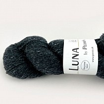 Пряжа для вязания Permin Luna , 50гр, 175м цв. черно-серый 889000.889001